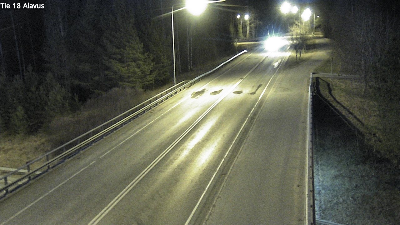 Weather Camera Image Väg 18 Alavo, Alavus, Etelä-Pohjanmaa