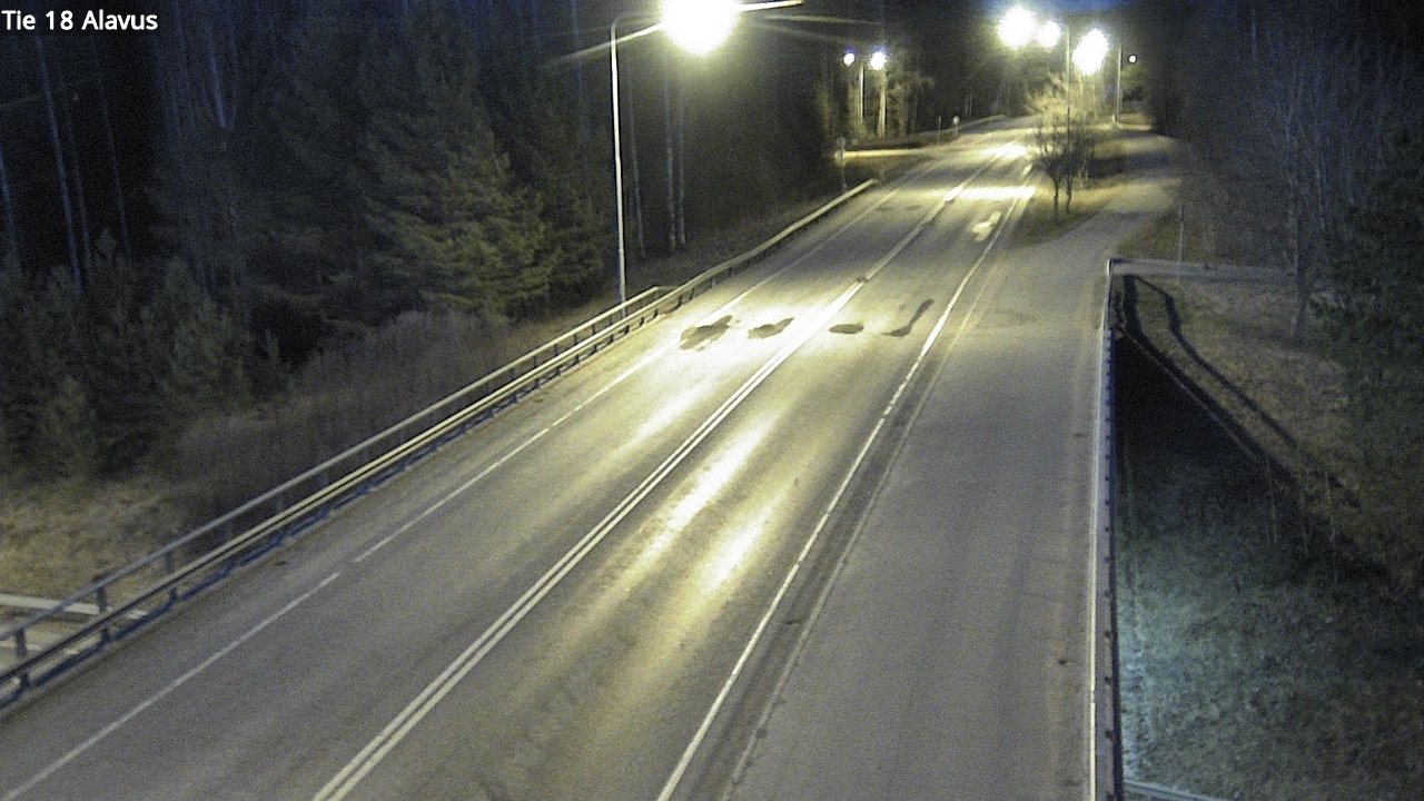 Weather Camera Image Väg 18 Alavo, Alavus, Etelä-Pohjanmaa