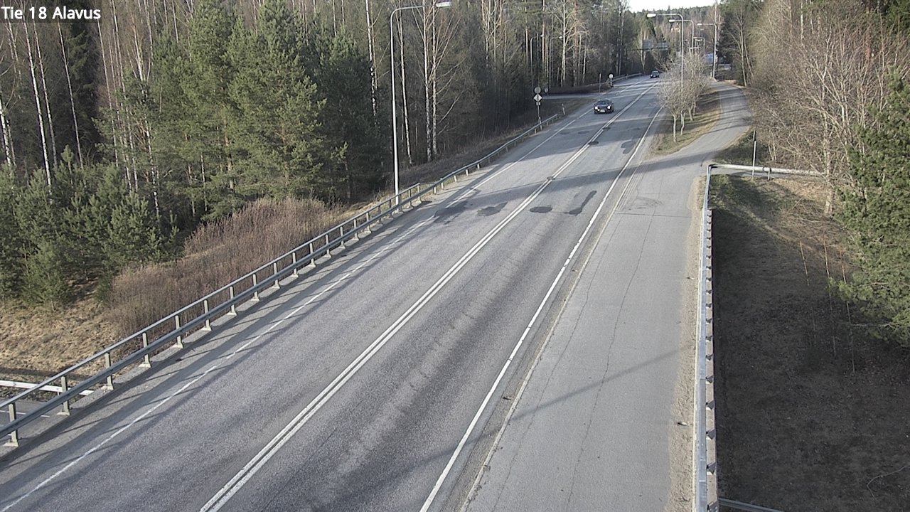 Weather Camera Image Väg 18 Alavo, Alavus, Etelä-Pohjanmaa