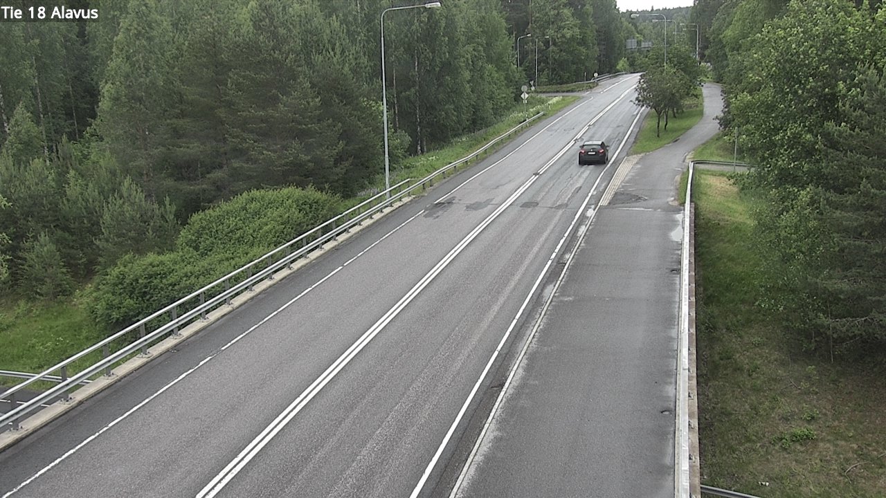 Weather Camera Image Väg 18 Alavo, Alavus, Etelä-Pohjanmaa