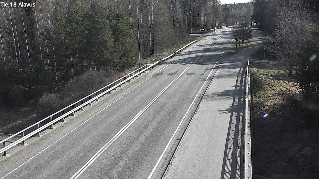 Weather Camera Image Väg 18 Alavo, Alavus, Etelä-Pohjanmaa
