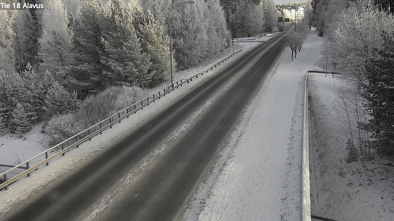 Weather Camera Image Väg 18 Alavo, Alavus, Etelä-Pohjanmaa