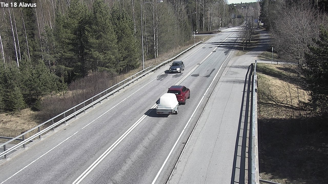 Weather Camera Image Väg 18 Alavo, Alavus, Etelä-Pohjanmaa