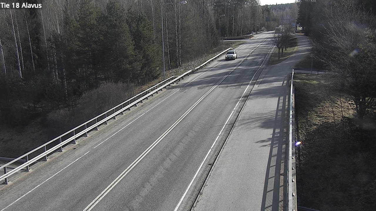 Weather Camera Image Väg 18 Alavo, Alavus, Etelä-Pohjanmaa