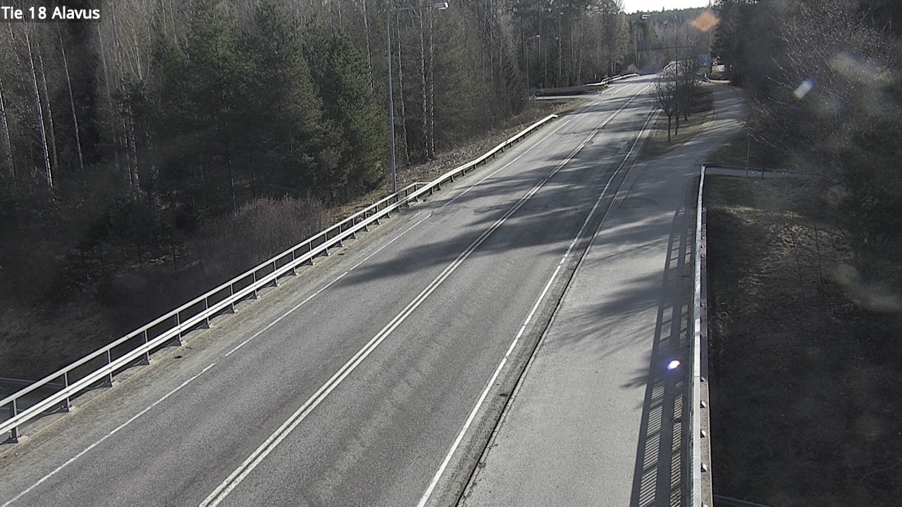 Weather Camera Image Väg 18 Alavo, Alavus, Etelä-Pohjanmaa