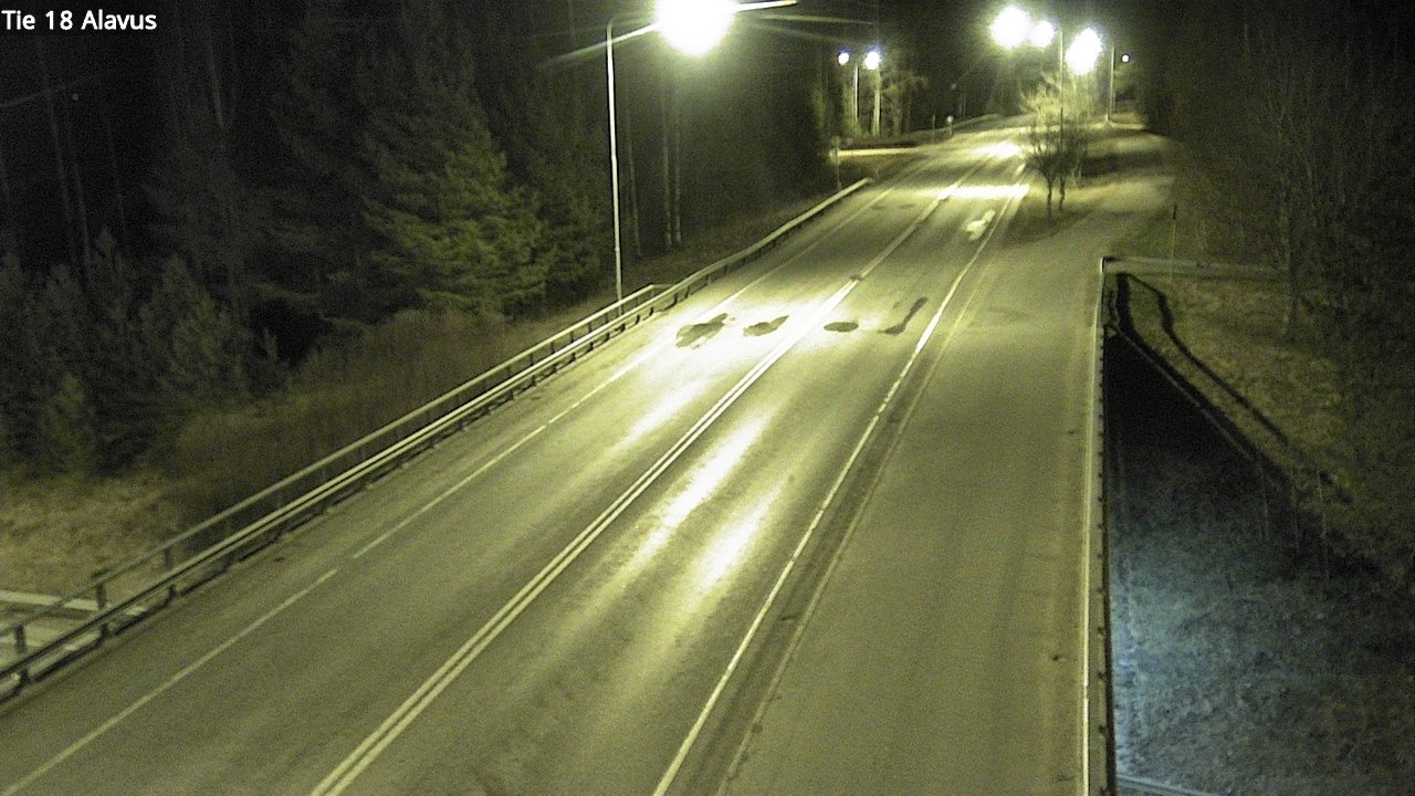 Weather Camera Image Väg 18 Alavo, Alavus, Etelä-Pohjanmaa