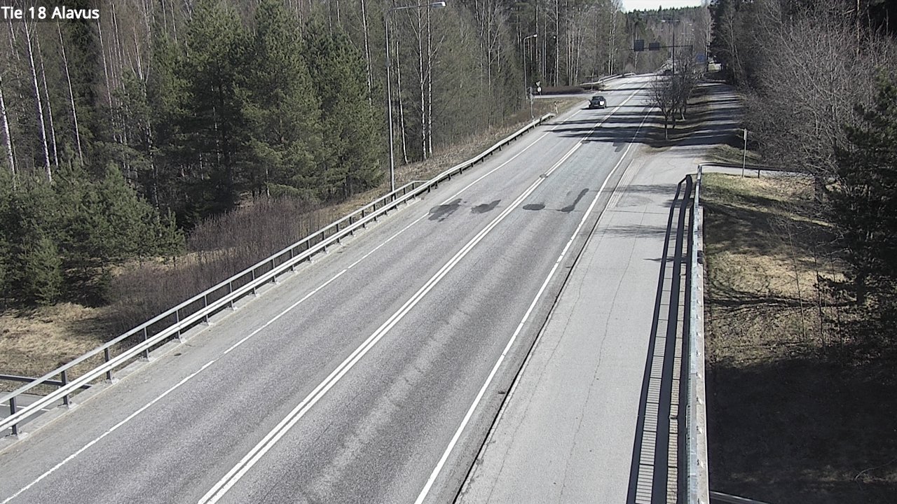 Weather Camera Image Väg 18 Alavo, Alavus, Etelä-Pohjanmaa