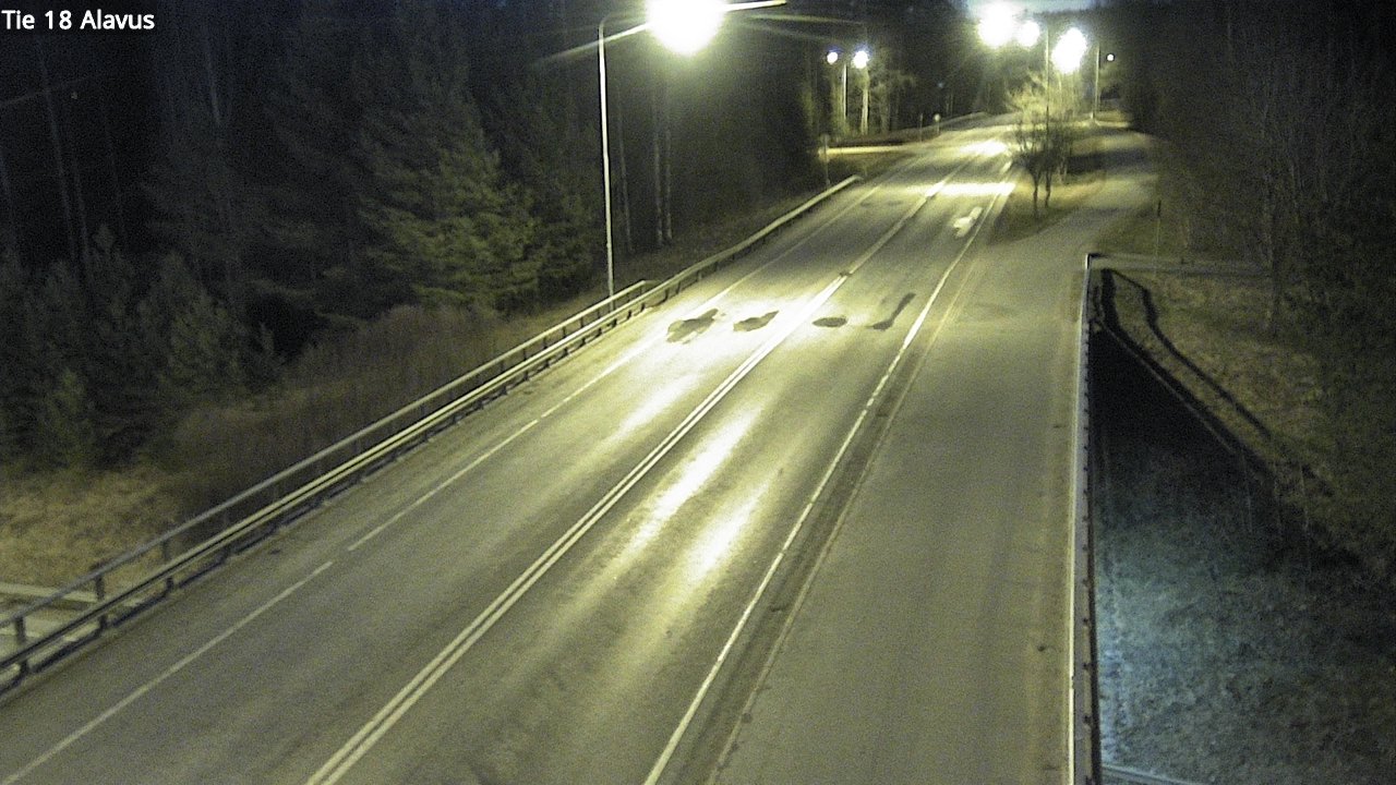 Weather Camera Image Väg 18 Alavo, Alavus, Etelä-Pohjanmaa