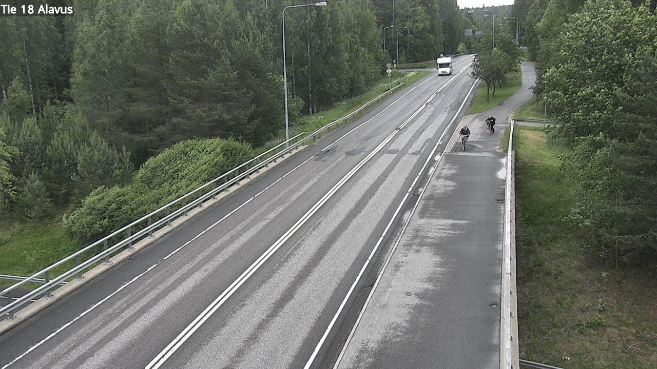 Weather Camera Image Väg 18 Alavo, Alavus, Etelä-Pohjanmaa