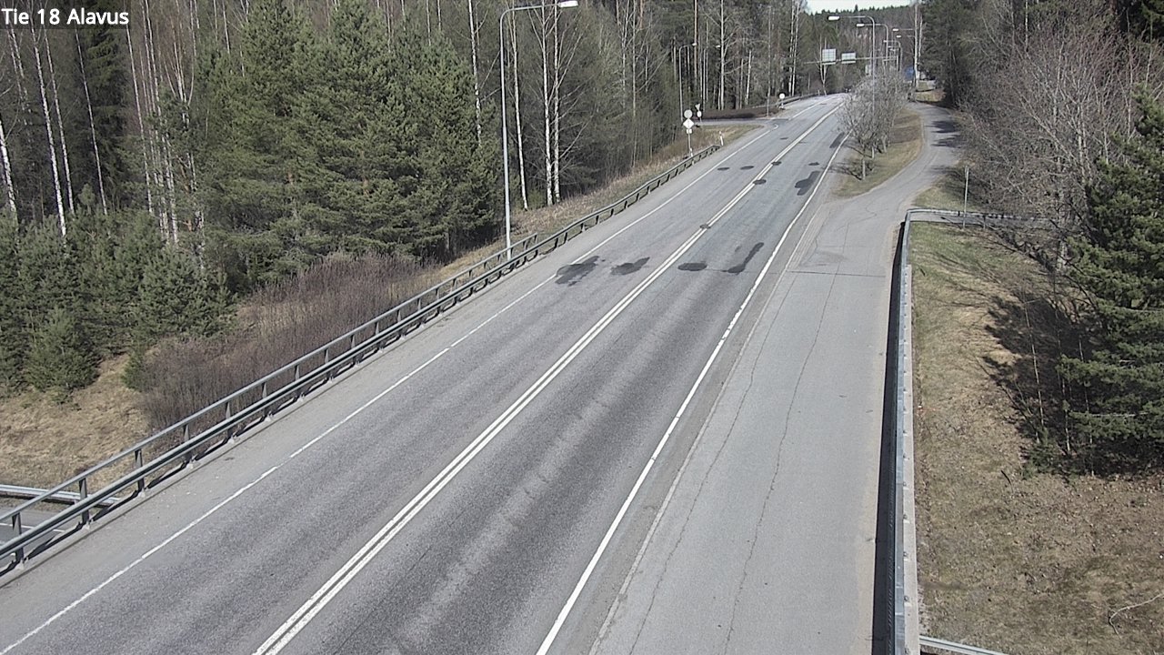 Weather Camera Image Väg 18 Alavo, Alavus, Etelä-Pohjanmaa