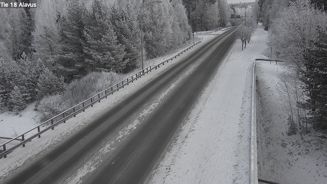 Weather Camera Image Väg 18 Alavo, Alavus, Etelä-Pohjanmaa