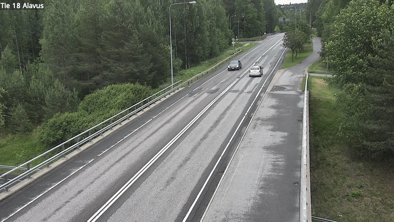 Weather Camera Image Väg 18 Alavo, Alavus, Etelä-Pohjanmaa