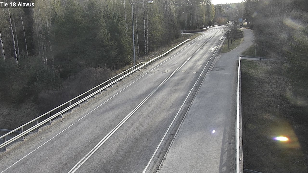 Weather Camera Image Road 18 Alavus, Alavus, Etelä-Pohjanmaa