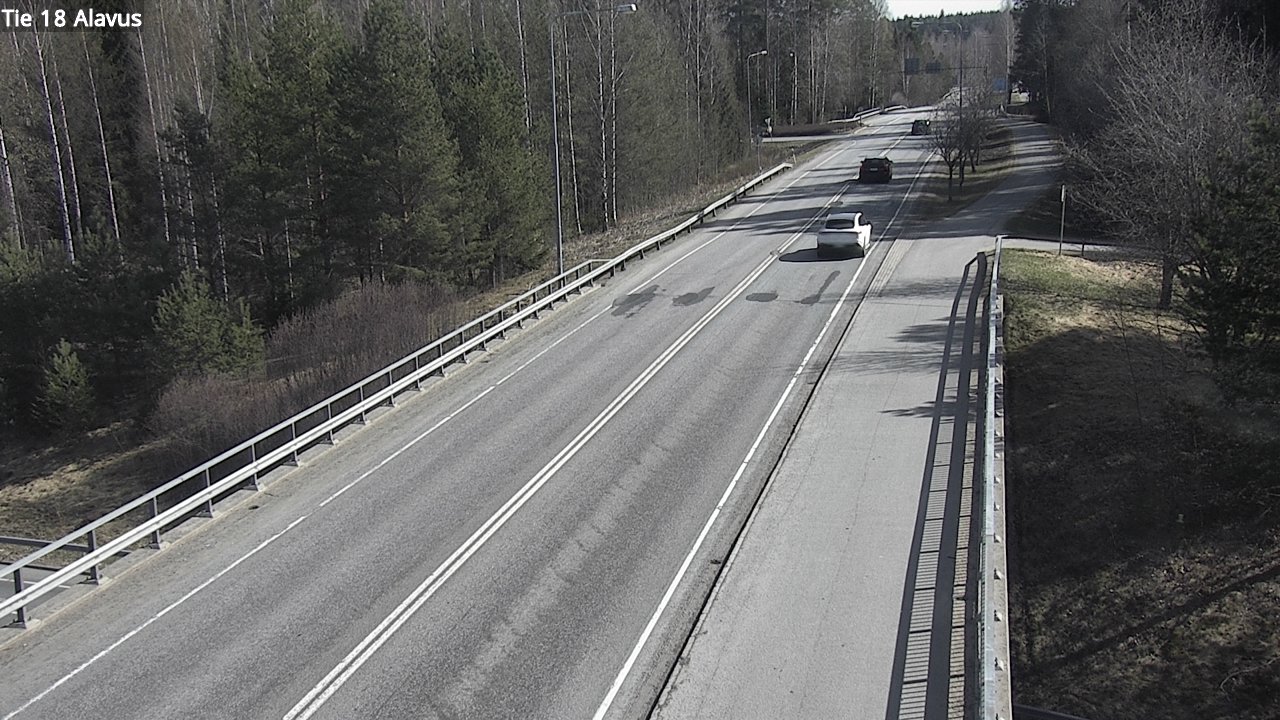 Weather Camera Image Väg 18 Alavo, Alavus, Etelä-Pohjanmaa