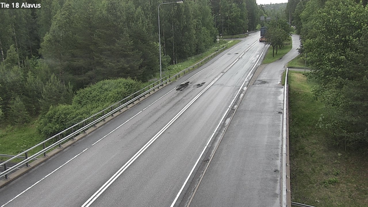 Weather Camera Image Väg 18 Alavo, Alavus, Etelä-Pohjanmaa