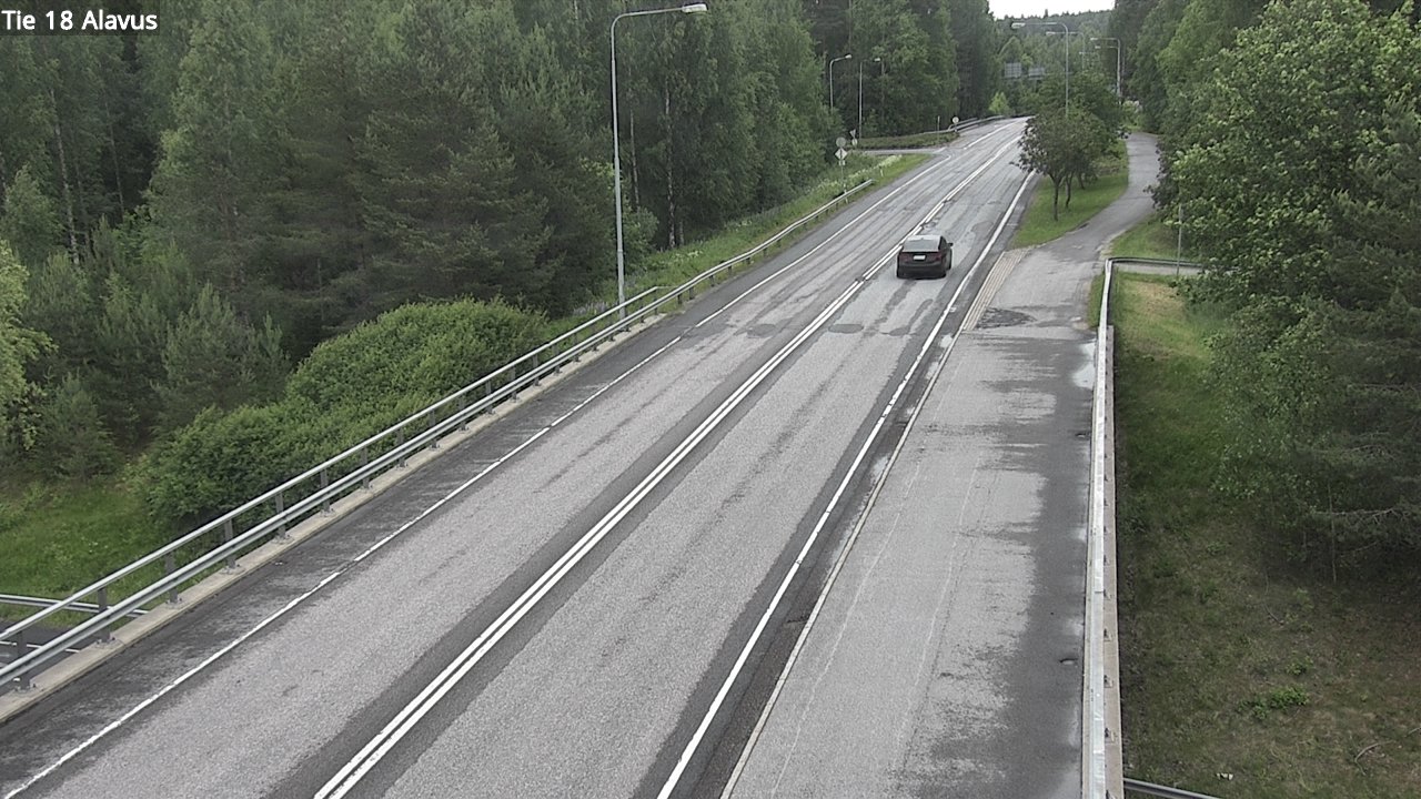 Weather Camera Image Väg 18 Alavo, Alavus, Etelä-Pohjanmaa