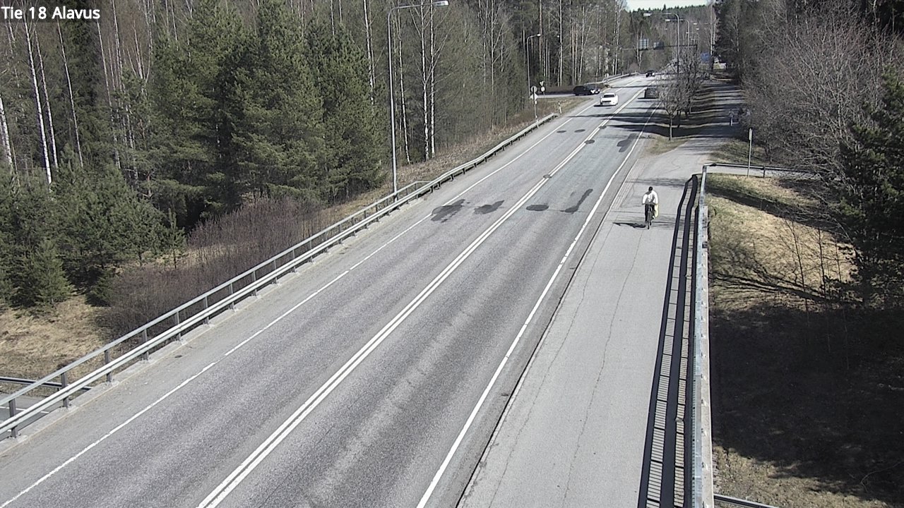 Weather Camera Image Väg 18 Alavo, Alavus, Etelä-Pohjanmaa