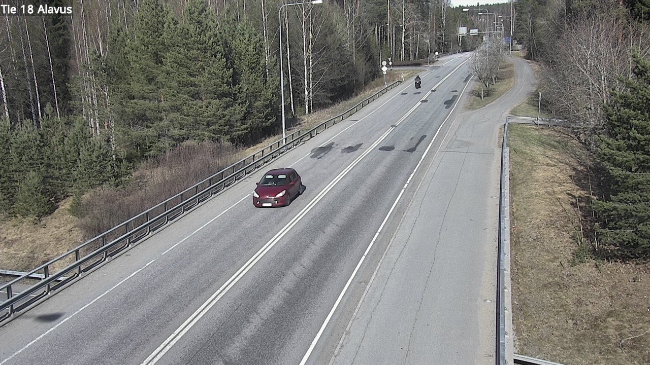 Weather Camera Image Väg 18 Alavo, Alavus, Etelä-Pohjanmaa