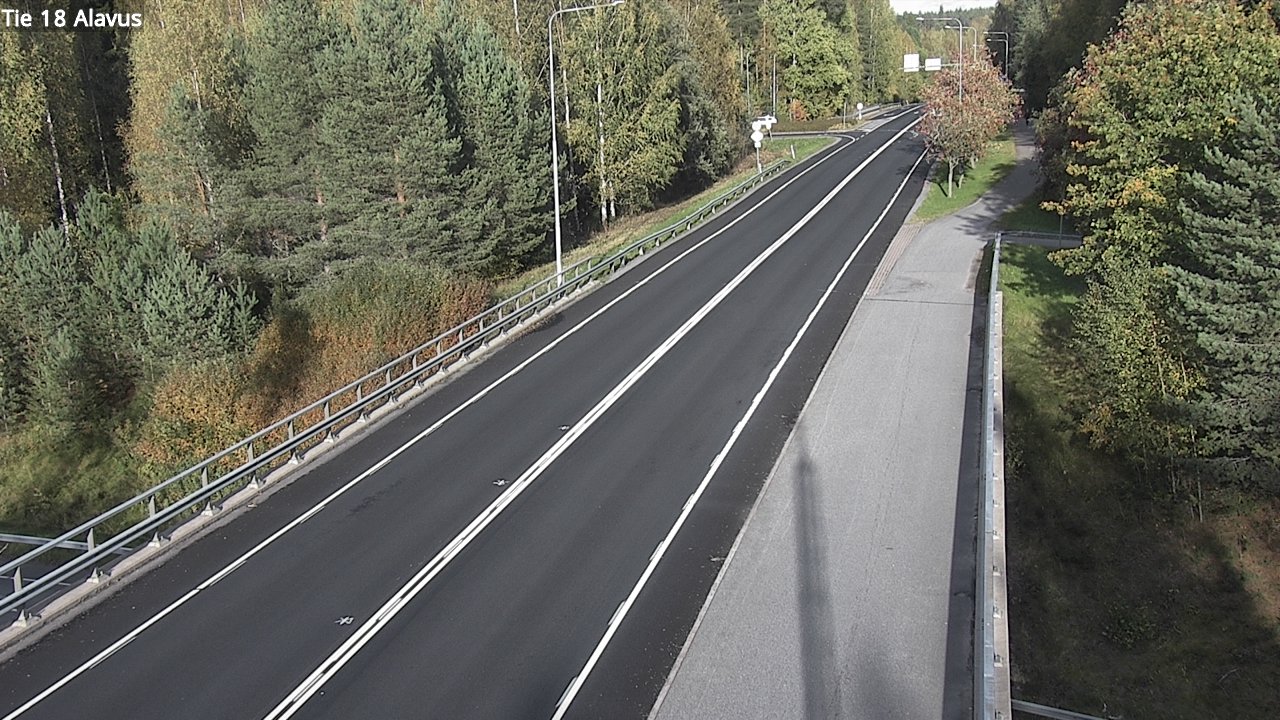 Weather Camera Image Road 18 Alavus, Alavus, Etelä-Pohjanmaa