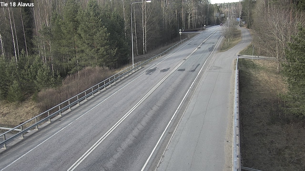 Weather Camera Image Väg 18 Alavo, Alavus, Etelä-Pohjanmaa