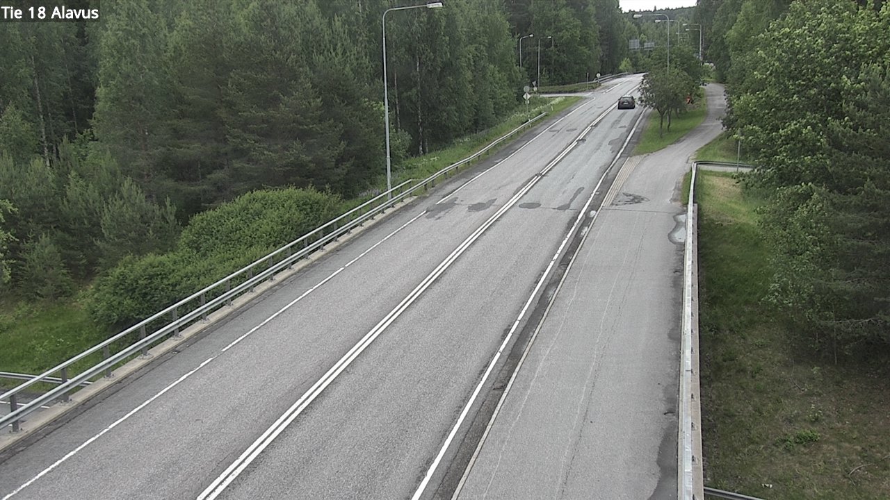 Weather Camera Image Väg 18 Alavo, Alavus, Etelä-Pohjanmaa