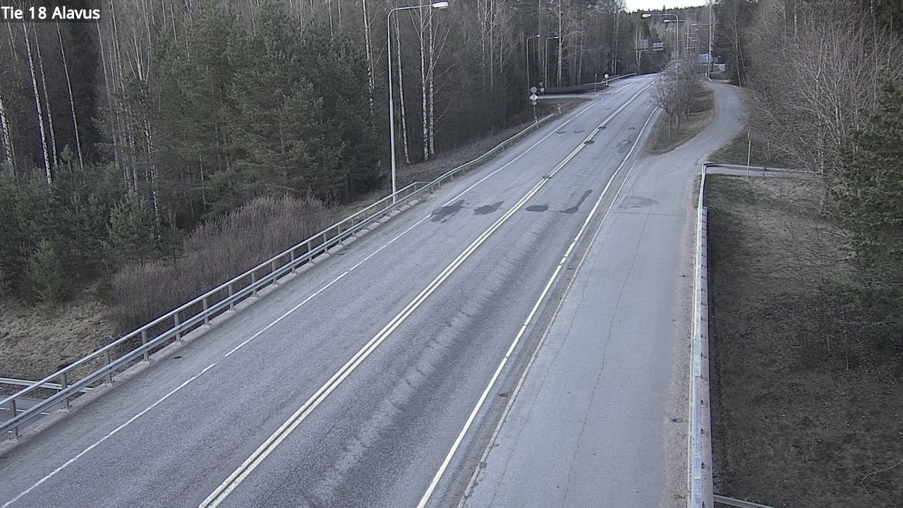 Weather Camera Image Väg 18 Alavo, Alavus, Etelä-Pohjanmaa
