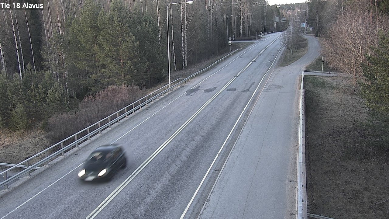 Weather Camera Image Väg 18 Alavo, Alavus, Etelä-Pohjanmaa