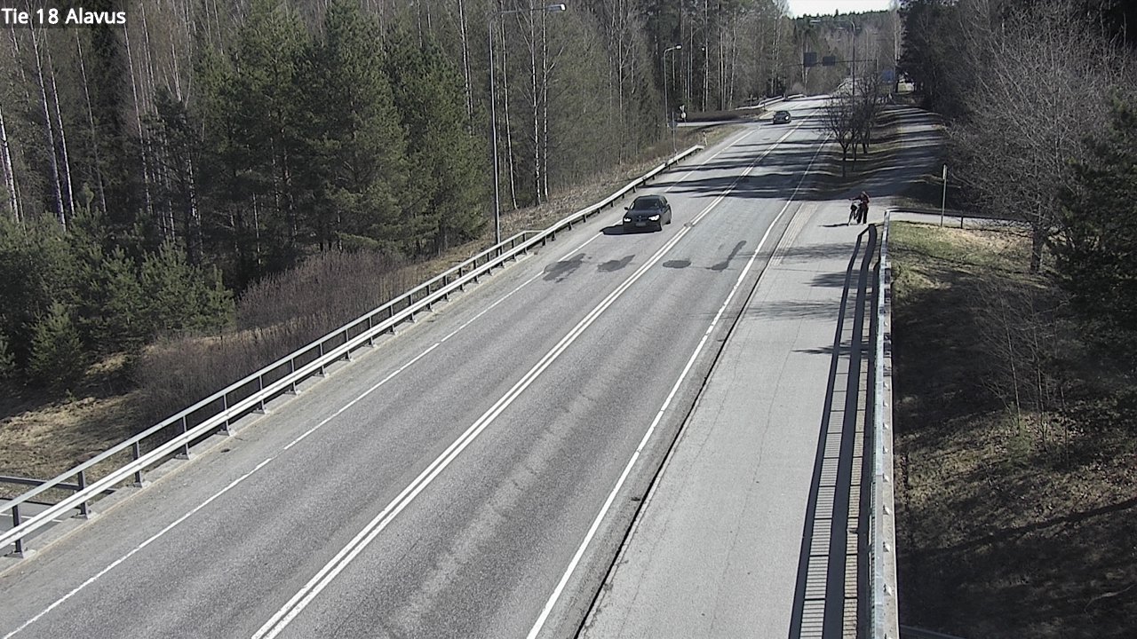 Weather Camera Image Väg 18 Alavo, Alavus, Etelä-Pohjanmaa