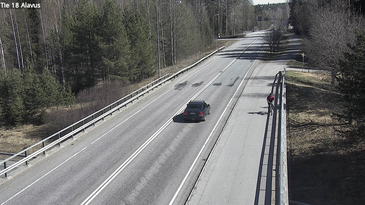 Weather Camera Image Väg 18 Alavo, Alavus, Etelä-Pohjanmaa