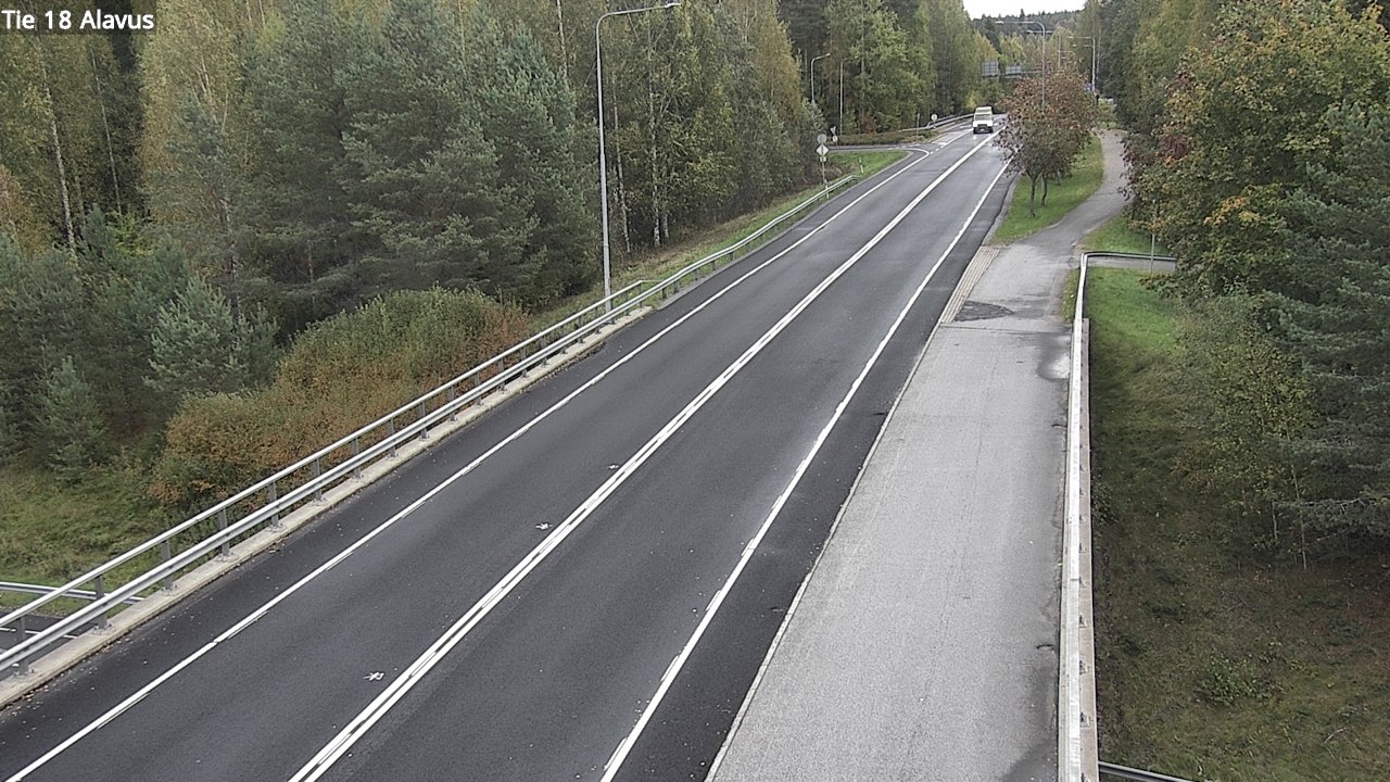 Weather Camera Image Väg 18 Alavo, Alavus, Etelä-Pohjanmaa