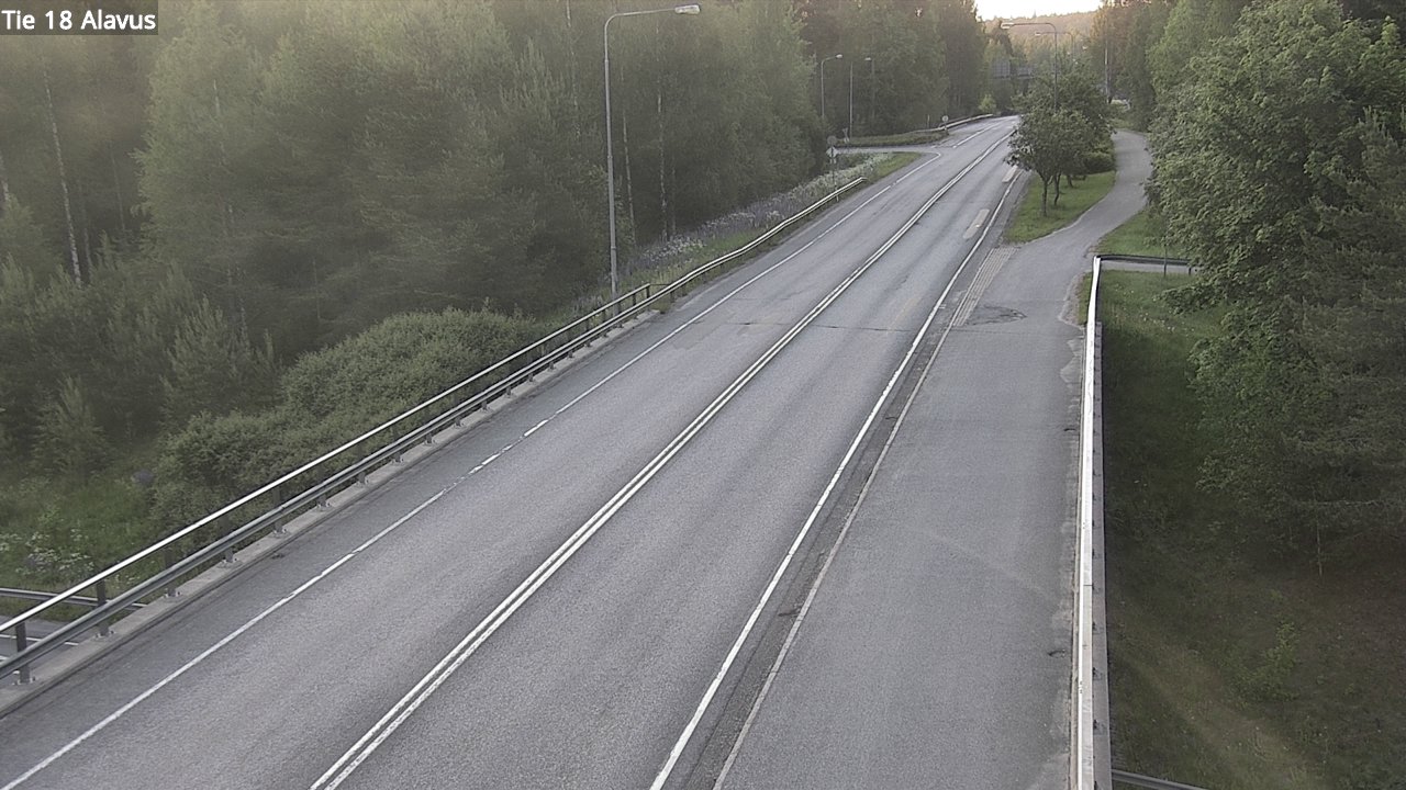 Weather Camera Image Road 18 Alavus, Alavus, Etelä-Pohjanmaa