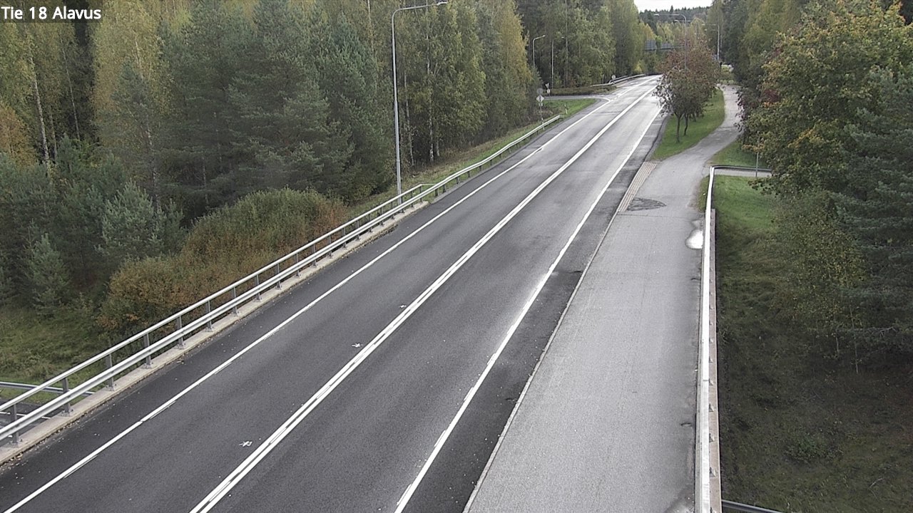 Weather Camera Image Väg 18 Alavo, Alavus, Etelä-Pohjanmaa