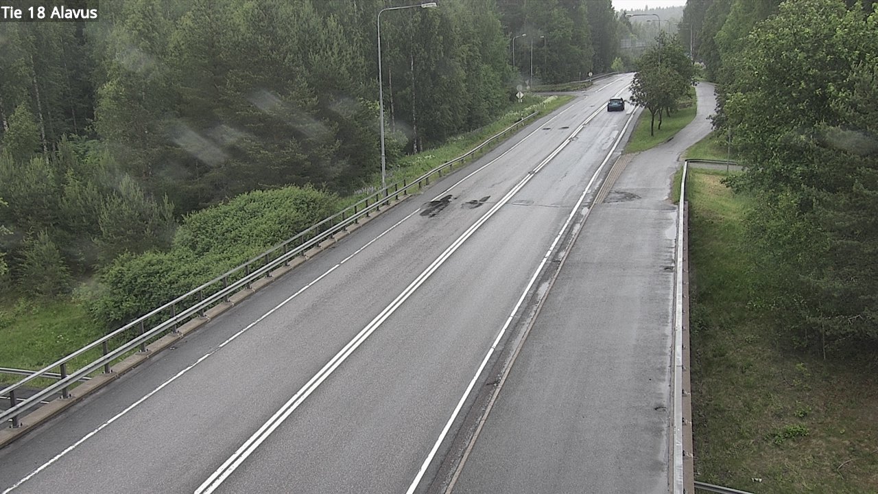 Weather Camera Image Väg 18 Alavo, Alavus, Etelä-Pohjanmaa