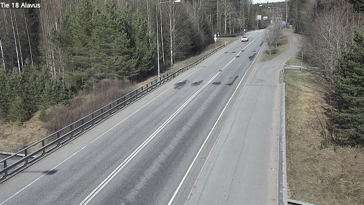 Weather Camera Image Väg 18 Alavo, Alavus, Etelä-Pohjanmaa