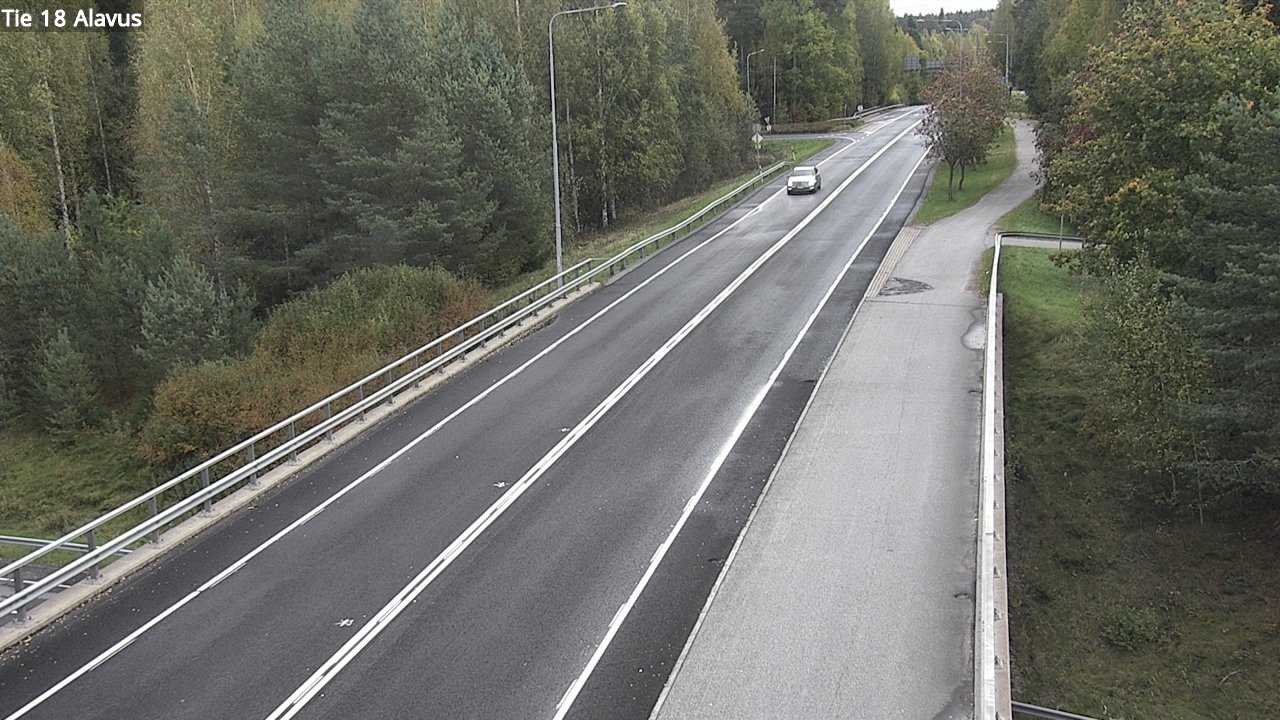 Weather Camera Image Väg 18 Alavo, Alavus, Etelä-Pohjanmaa