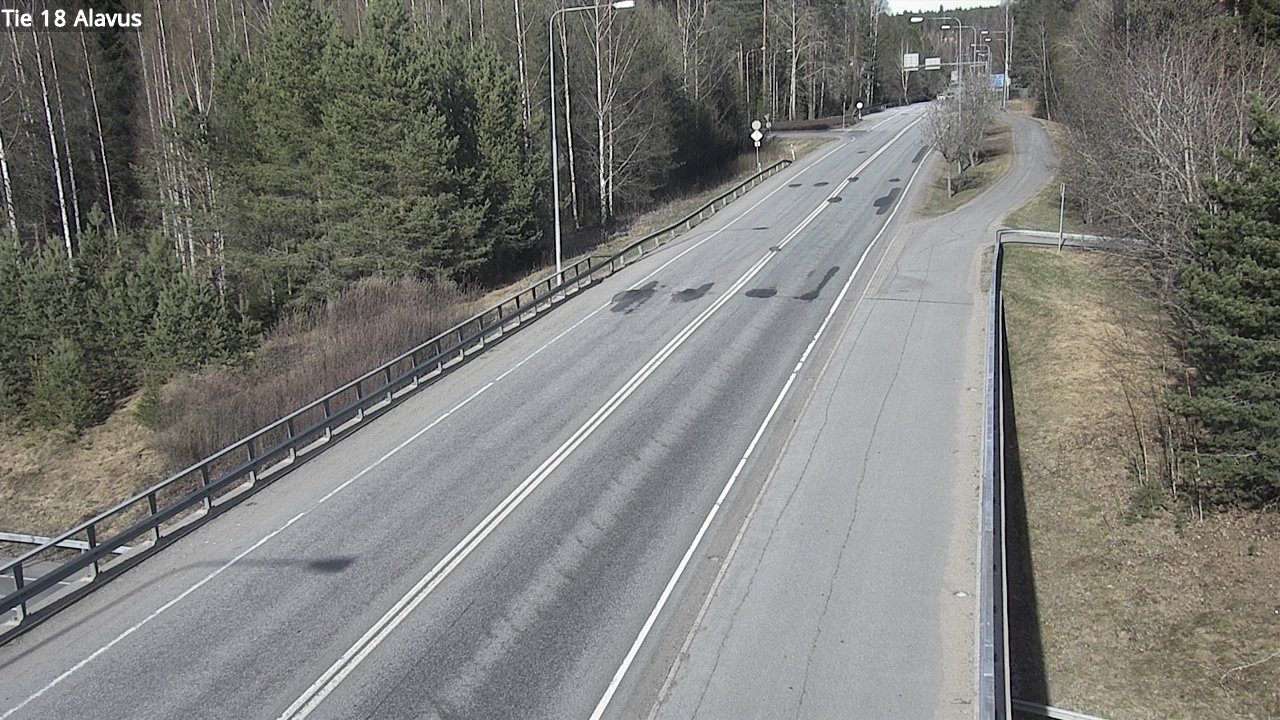 Weather Camera Image Väg 18 Alavo, Alavus, Etelä-Pohjanmaa
