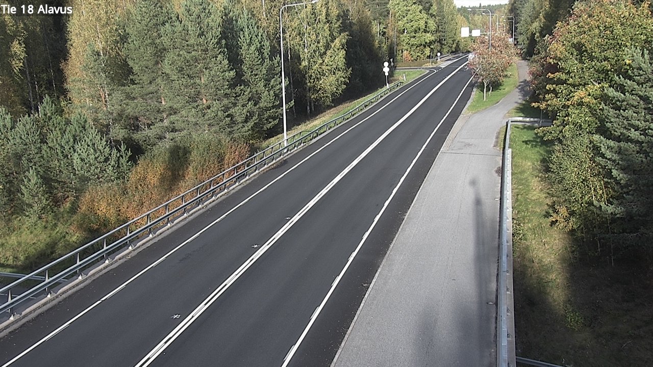 Weather Camera Image Road 18 Alavus, Alavus, Etelä-Pohjanmaa