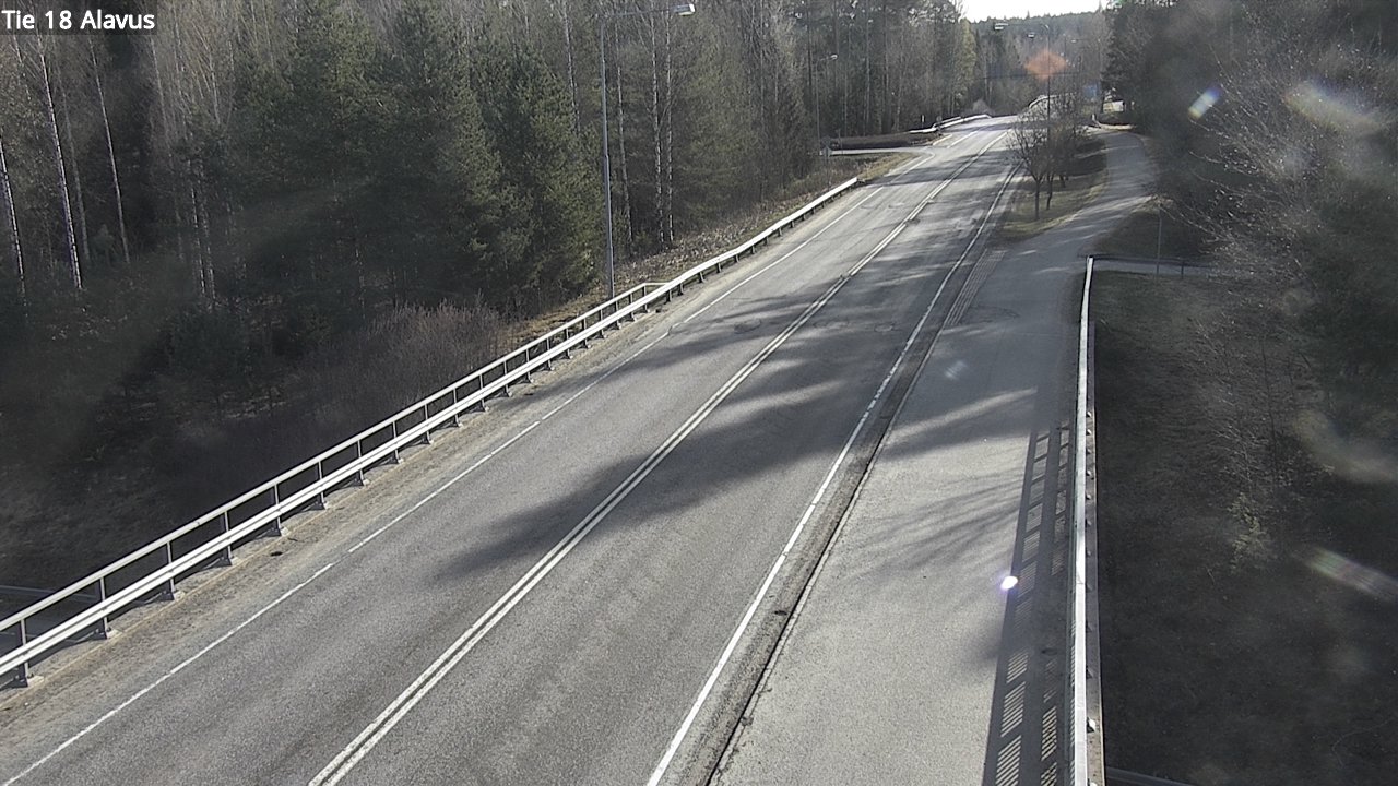 Weather Camera Image Väg 18 Alavo, Alavus, Etelä-Pohjanmaa