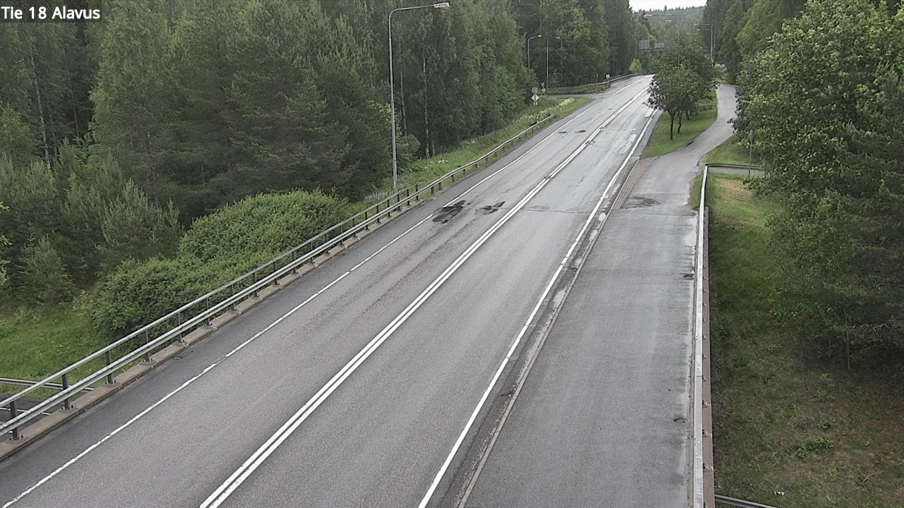 Weather Camera Image Väg 18 Alavo, Alavus, Etelä-Pohjanmaa