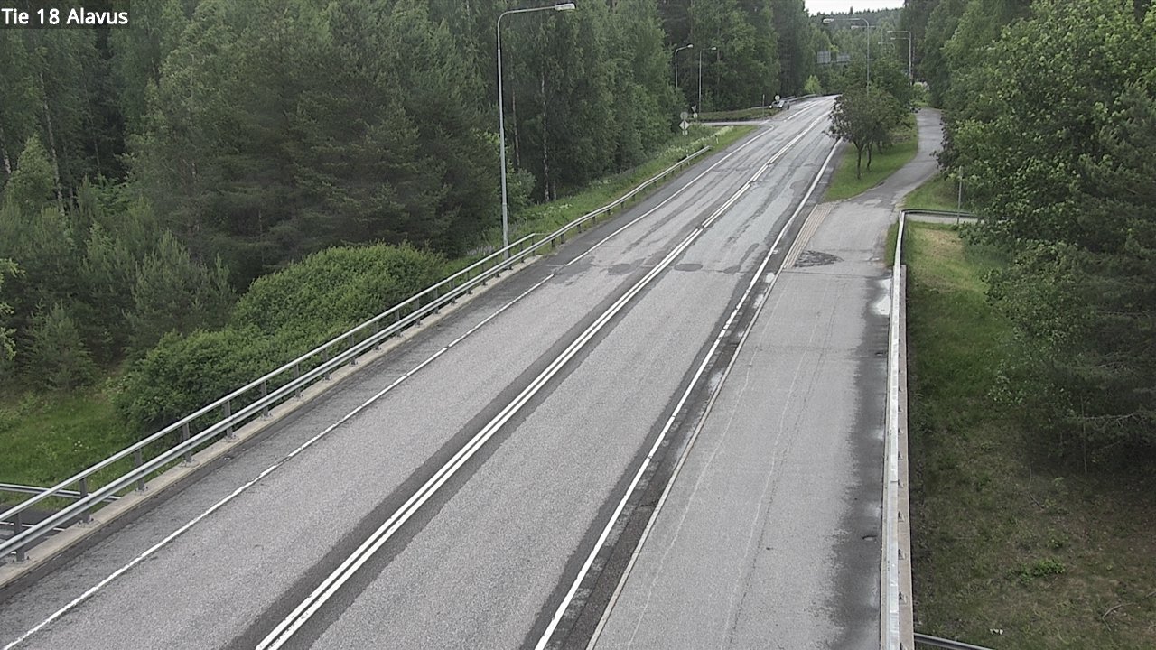 Weather Camera Image Väg 18 Alavo, Alavus, Etelä-Pohjanmaa