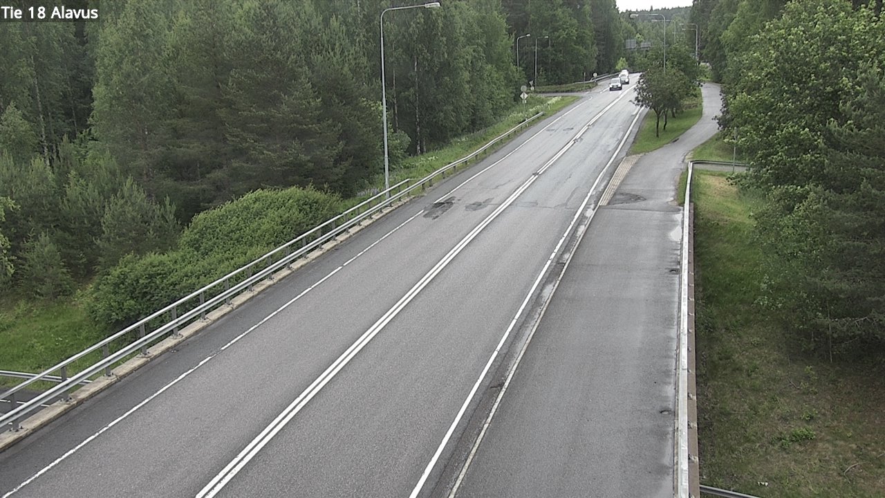 Weather Camera Image Väg 18 Alavo, Alavus, Etelä-Pohjanmaa