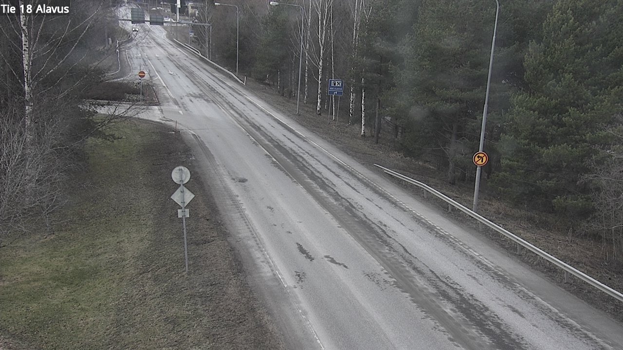 Weather Camera Image Väg 18 Alavo, Alavus, Etelä-Pohjanmaa