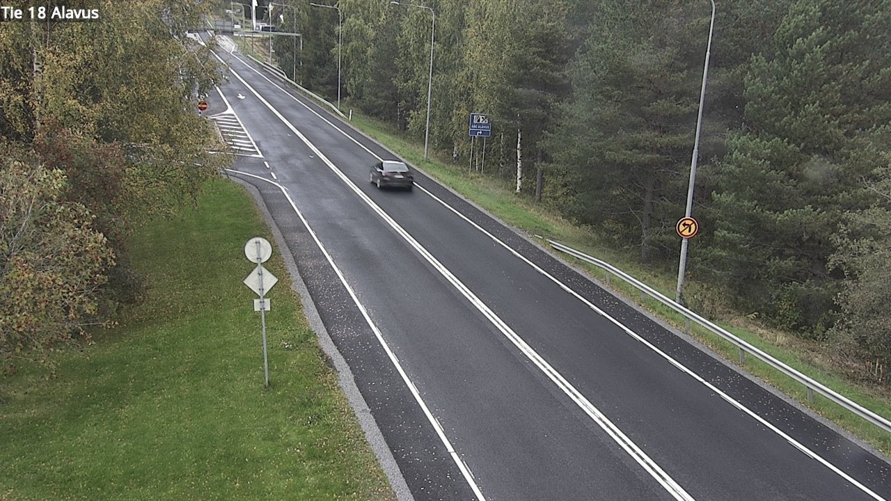 Weather Camera Image Väg 18 Alavo, Alavus, Etelä-Pohjanmaa