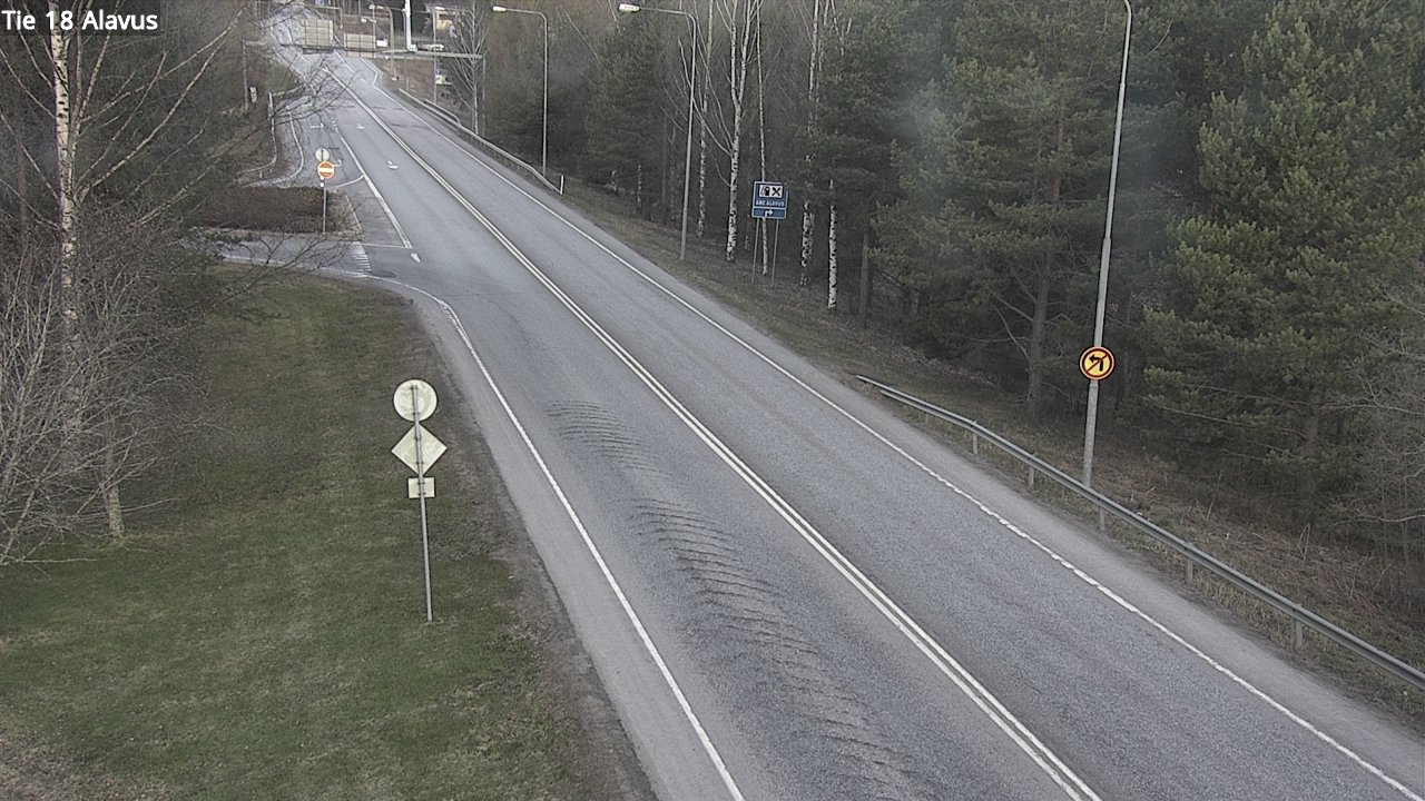Weather Camera Image Road 18 Alavus, Alavus, Etelä-Pohjanmaa