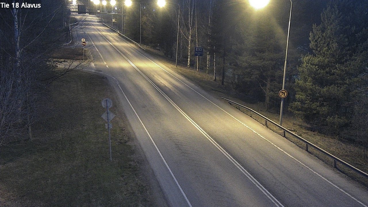 Weather Camera Image Road 18 Alavus, Alavus, Etelä-Pohjanmaa