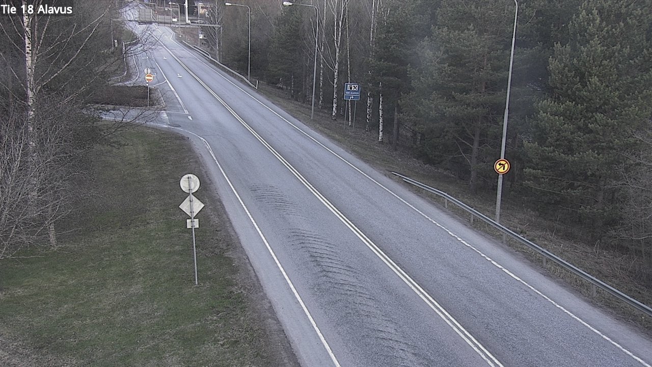 Weather Camera Image Road 18 Alavus, Alavus, Etelä-Pohjanmaa