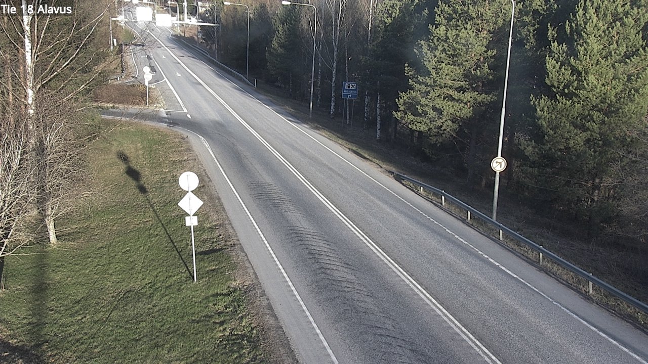 Weather Camera Image Road 18 Alavus, Alavus, Etelä-Pohjanmaa