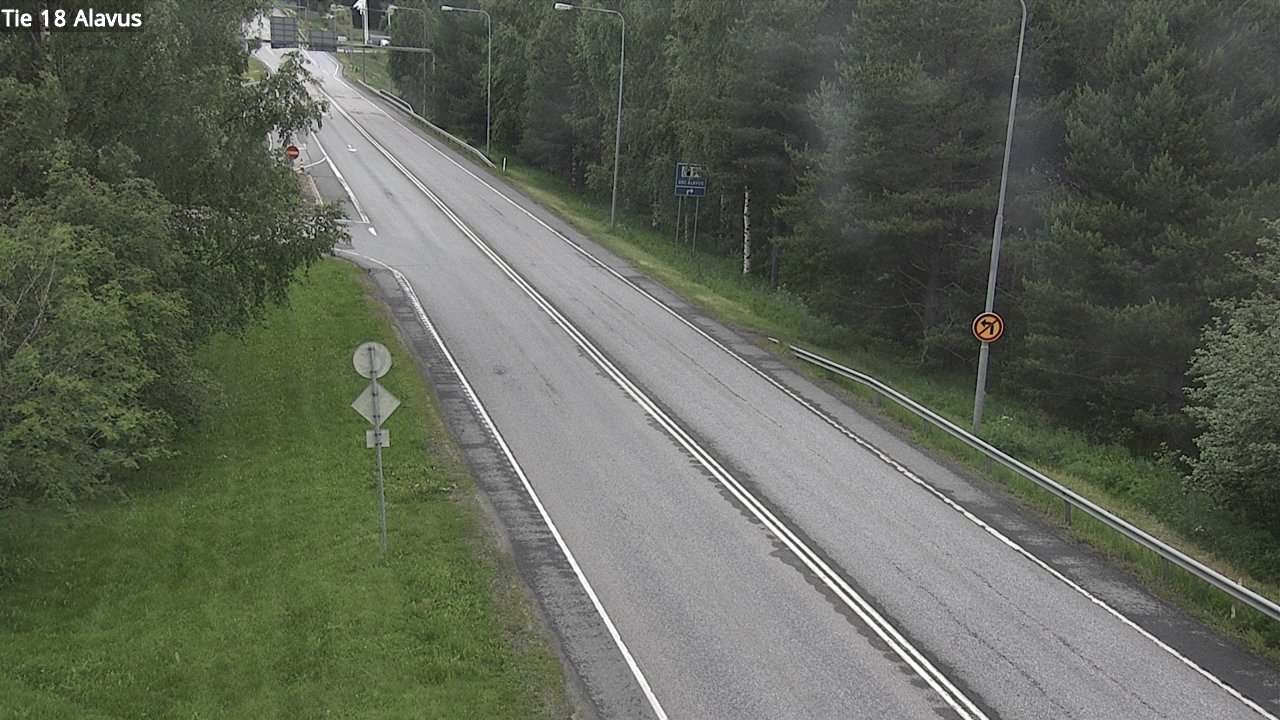 Weather Camera Image Väg 18 Alavo, Alavus, Etelä-Pohjanmaa