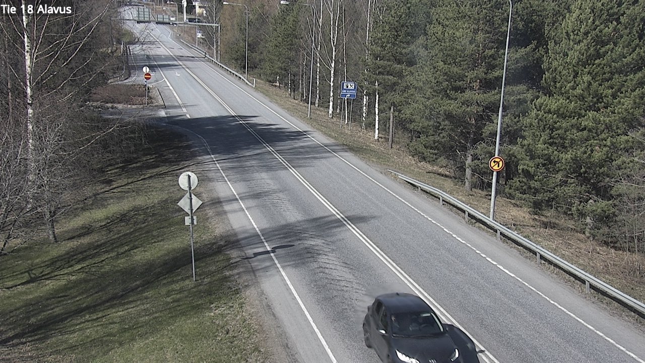 Weather Camera Image Väg 18 Alavo, Alavus, Etelä-Pohjanmaa