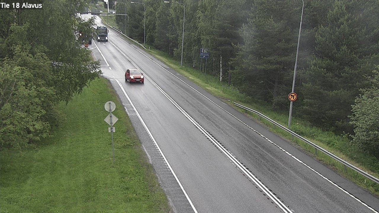 Weather Camera Image Väg 18 Alavo, Alavus, Etelä-Pohjanmaa